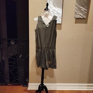 Calvin Klein Olive V-Neck Top